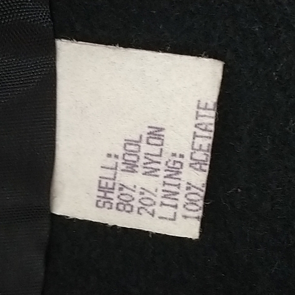 Russell Scott Vintage Black Maxi Dress Coat with Embroidery - Picture 11 of 11